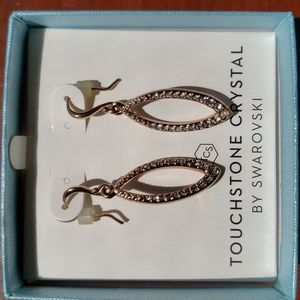 Touchstone Crystal Blush Petals Earrings